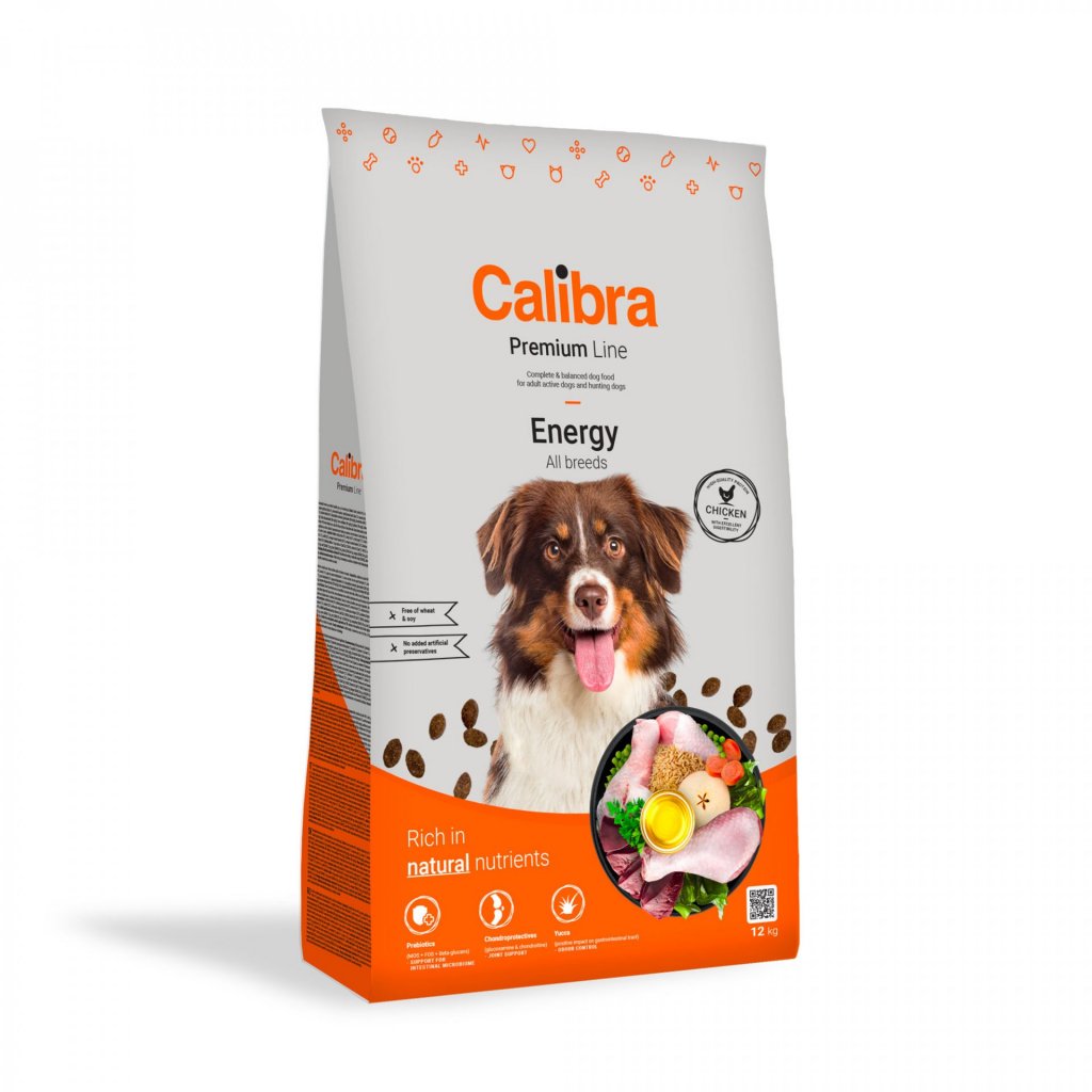 Calibra Dog Premium Energy - for active adult dogs and hunting dogs |  Calibra